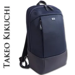 タケオキクチ TAKEO KIKUCHI メッシュコンビリュック ネイビー 紺 メンズ 13インチPC収納可 軽量 A4 ビジネスリュック ビジカジ