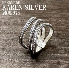 シルバーリング カレンシルバー カレン族 ハンドメイド レディース #14
