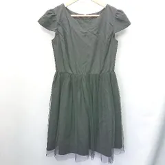 ◇ Ray BEAMS レイビームス - 膝丈 ワンピース サイズ2 ブラック レディース E  【1407180053182】