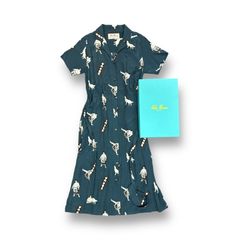 Aloha Blossom トロピカル柄 半袖シャツワンピース 結婚式 ペアセット Aloha Blossom アロハシャツ ワンピース