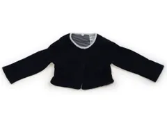  プチバトー PETIT BATEAU カーディガン 70 男の子 紺　白　ボーダー 子供服 ベビー服 キッズ（1217676）