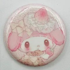 いちご新聞 サンリオ マイメロ ピアノ白いちご ティータイム 付録 缶バッジ いちご新聞 サンリオ マイメロ ピアノ白いちご ティータイム