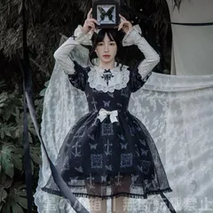 【栀】LO643 lolita オリジナル jsk ロリータ ワンピース LO461 lolita オリジナル jsk ロリータ ワンピース