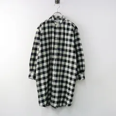 USA製 インディビジュアライズドシャツ INDIVIDUALIZED SHIRTS バンドカラー ブロックチェック シャツ /ブラック【2400014261974】のサムネイル