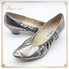 社交ダンス 衣装 スタンダード 24CM Fancy dance シルバー系