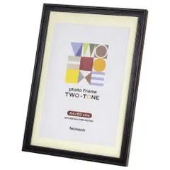 【新着商品】フォトフレーム ツートン A4･B5 ブラック ナカバヤシ F-TMS-411-D