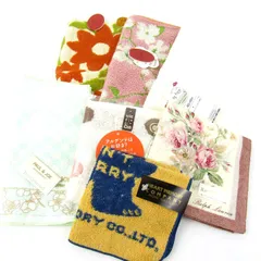 ラルフローレン/ポール＆ジョー/シビラ他 ハンカチ ハンドタオル 未使用 7点セット まとめて 大量 ブランド レディース