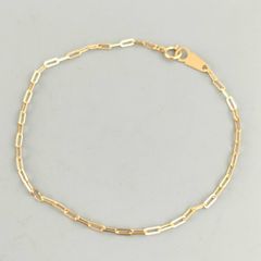 18金 K18 男女兼用 ケーブルブレス 1.29ｇ 17.5㎝ C304