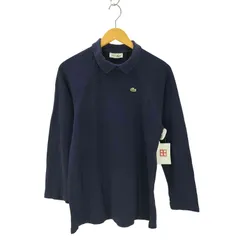 シュミーズラコステ CHEMISE LACOSTE 80S フランス製  Collared Raglan Sweat Shirts 鹿の子スウェット メンズ JPN：44 