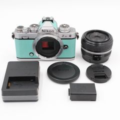 【張替サービス終了品（ミントグリーン）】ショット数3836回。★美品★ Nikon ニコン Z fc Z 28mm F2.8（Special Edition）レンズキット プレミアムエクステリア張替済み