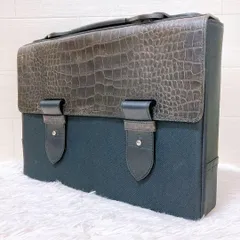 ヴィヴィアン　ウエストウッドマン　ビジネスバッグ　クロコ型押し