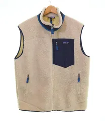 パタゴニア PATAGONIA CLASSIC RETRO X VEST クラシック レトロ X ベスト フリース ボア 18AW  23048FA18 XL ベスト ベージュ 103MT-2336