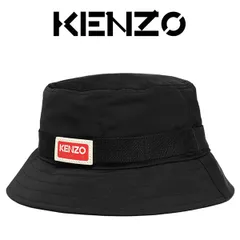 一番人気新品 ケンゾー KENZO バケットハット 黒 Mサイズ 帽子