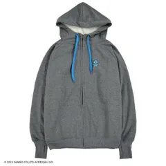 ハンギョドン パーカー 刺繍 プリント 長袖 アウター 裏起毛 スウェット サンリオキャラクターズ hg1824-706