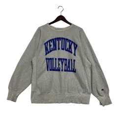 【現状渡し品】Champion チャンピオン REVERSE WEAVE KENTUCKY VOLLEYBALL SWEAT SHIRT リバースウィーブ スウェットシャツ USA製 刺繍タグ トレーナー トップス 【146-250904-as-12-izu】