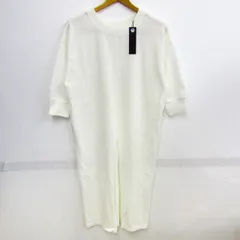 ジーナシス ワンピース トップス 2WAYスリットワンピース 七分袖 未使用品 レディース Fサイズ ホワイト JEANASiS