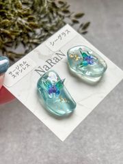 578≫シーグラスのピアス