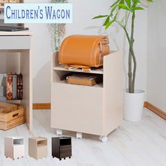子供用収納 キッズ家具 キャスター付き 幅40 デスクワゴン ランドセル収納 木製 シンプル ナチュラル おしゃれ かわいい 3色対応 送料無料