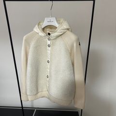 モンクレール★モコモコハイブリッドニット★サイズ140★フードダウン★キッズ