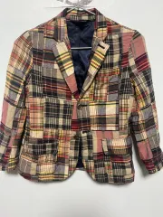 ポロラルフローレン キッズ パッチワーク CHECK ジャケット