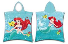 디즈니 프린세스 아리엘 판초 타올 판초 50cm×115cm Disney Princess poncho towel