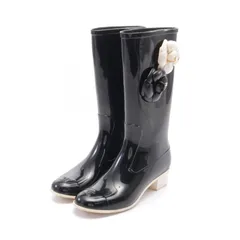 CHANEL シャネルカメリアレインシューズ 35 CHANEL シャネルカメリアレインシューズ 35