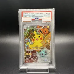 おいわいピカチュウ　20周年アニバーサリー　観賞用 20th アニバーサリーフェスタ おいわいピカチュウ 金属カード