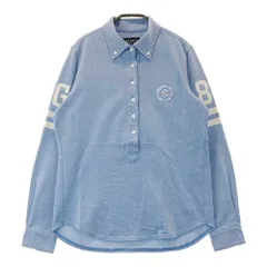 サイズ：1 PEARLY GATES パーリーゲイツ  長袖ポロシャツ ボタンダウン  ブルー系 [240101520865] ゴルフウェア レディース ストスト