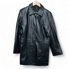 Dupre2　レザージャケット　ライダースジャケット　黒　ブラック　ウール　革