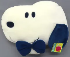 【中古】クッション・本体 スヌーピー(フェイス/リボンブルー) クッション 「PEANUTS(SNOOPY)」
