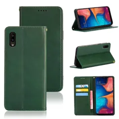 【迅速発送】に適用するGalaxy A21 SC-42A / Galaxy A20 SC-02M SCV46 ケース 手帳型 ノートブック型携帯電話保護カバー多機能携帯電話ホルスター財布携帯電話ホルダーバンプパターンテクスチャ耐久性摩擦耐性携帯電話ケース男性と