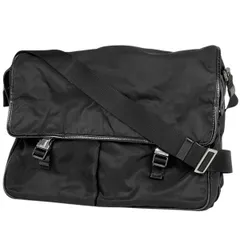 PRADA プラダ サフィアーノ　メッセンジャーバッグ V165 ナイロンレザー 2025年最新】プラダ v165 pradaの人気アイテム - メルカリ
