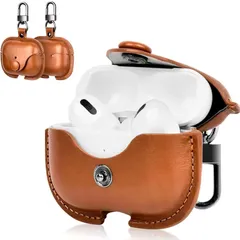 【在庫セール】男女兼用 エアーポッズプロケース イタリアンレザー 第2世代 airpods pro 第1世代/ ケース 革 ケース 高級本革 レザー PUレザー 全面保護 Pro フロントLEDライトが隠れない ワイヤレス充電に対応 AirPods 衝撃吸収保