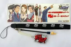 【中古】ストラップ(キャラクター) [単品] つきつける対応指型タッチペン＆異議あり!クリーナー付ストラップ 「DSソフト 逆転裁判 蘇る逆転 限定版」同梱特典