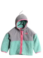 【お得なクーポン配布中!】 ノースフェイス フード付き フリース ジャケット キッズ ベビー 70cm 程 古着 ベビー用 子供服 ボア パイル フルジップ 子供用 アウトドア