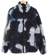 シュプリーム SUPREME × THE NORTH FACE BLEACHED DENIM PRINT FLEECE JACKET L 21AW INDIGO NF0A7WOB ザ ノースフェイス フリース ジャケット 【中古】☆AA★ 240715のサムネイル