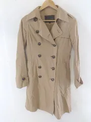 ◇ ◎ Jewel Changes UNITED ARROWS ウエストベルト付き 長袖 コート サイズ38 ブラウン系 レディース P  【1212150003483】