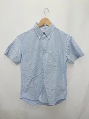 ◇ Θ TOMMY HILFIGER トミーヒルフィガー ボタンダウン 半袖 シャツ サイズS ライトブルー メンズ E  【1506180012967】