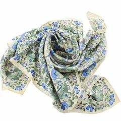 LIBERTY フラワー柄 スカーフ 45cm×45cm K 箱入り
