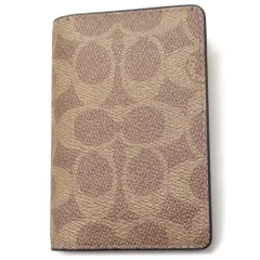 【新品 未使用】コーチ 財布 COACH アウトレット シグネチャー IDウォレット 名刺入れ カードケース メンズ CW367 NRX