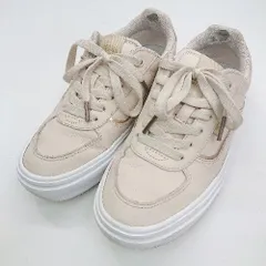 ◇ Θ VANS ヴァンズ スニーカー シューズ サイズ23.5 ピンクベージュ レディース E  【1412090024399】