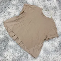 【良品】ti.  カットソー【F】大人カワイイ  カワイイ  レディース  ベージュ系  明るい薄茶色【送料無料】
