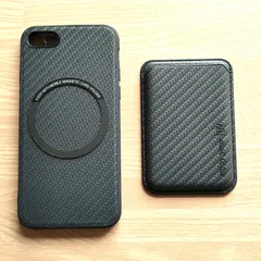 iPhone SE2 /  SE3　magsafe  　カード収納付き　スマホケース　ブラック　管理104-79