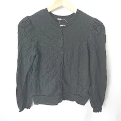 ◇ Mila Owen 長袖 ニットカーディガン サイズ0 ブラック レディース E  【1406050078034】