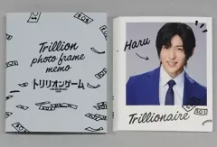 【中古】ノート・メモ帳 目黒蓮(Snow Man/天王寺陽) フォトフレームメモセット 「トリリオンゲーム」