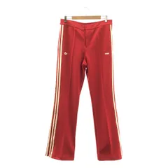 【新品】  AVAVAV / アヴァヴァヴ | × adidas / アディダスコラボ TRACK PANTS サイドライン フレア トラックパンツ | M | レッド | レディース