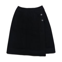 CHANEL シャネル ラップスカート カシミヤ100％ ブラック 36 - メルカリ 