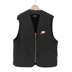 最安値 Nike Supreme コラボ ベスト リバーシブル　ブラック 2025年最新】supreme nike ベストの人気アイテム - メルカリ