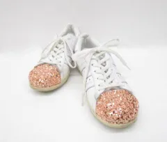 [送料無料] adidas Originals BB2034 80s SUPERSTAR 3D MT W ローカットスニーカー レディース  ホワイト×ピンクゴールド 24cm ［359-331-1400_1173］