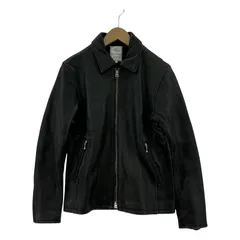 ⭐ビームス⭐シングルライダース レザージャケット 羊革 ブラック バイク BEAMS（ビームス）SHIDEN / Motor Cycle Jacket - Cowhide